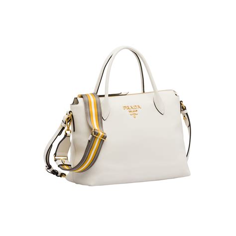 borsa prada 1ba157 2bbe|White Leather Handbag .